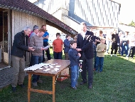 Remise de la coupe à Jérôme!