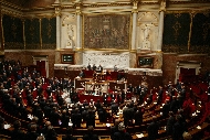 Vue de l'hémicycle - Assemblée Nationale